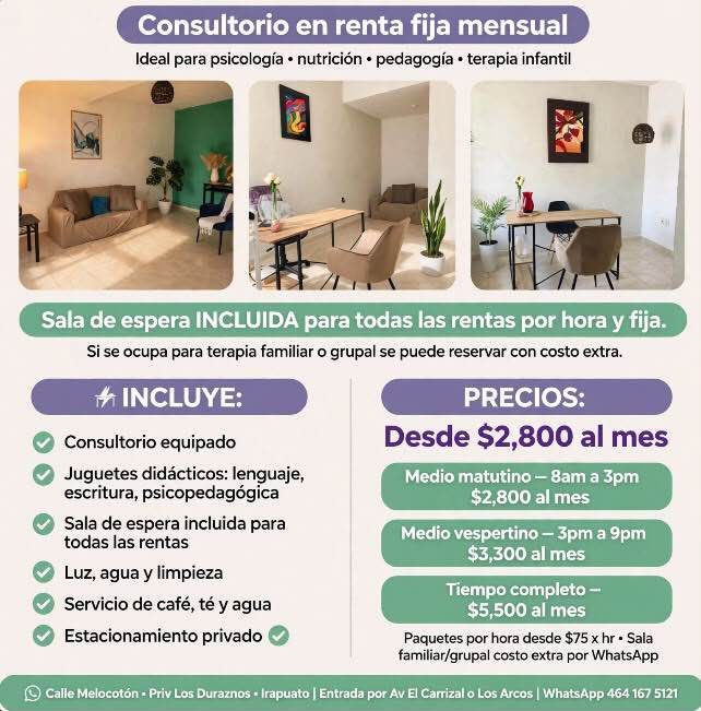 Renta de consultorios por hora o mensualidad👩🏻‍⚕️ 2