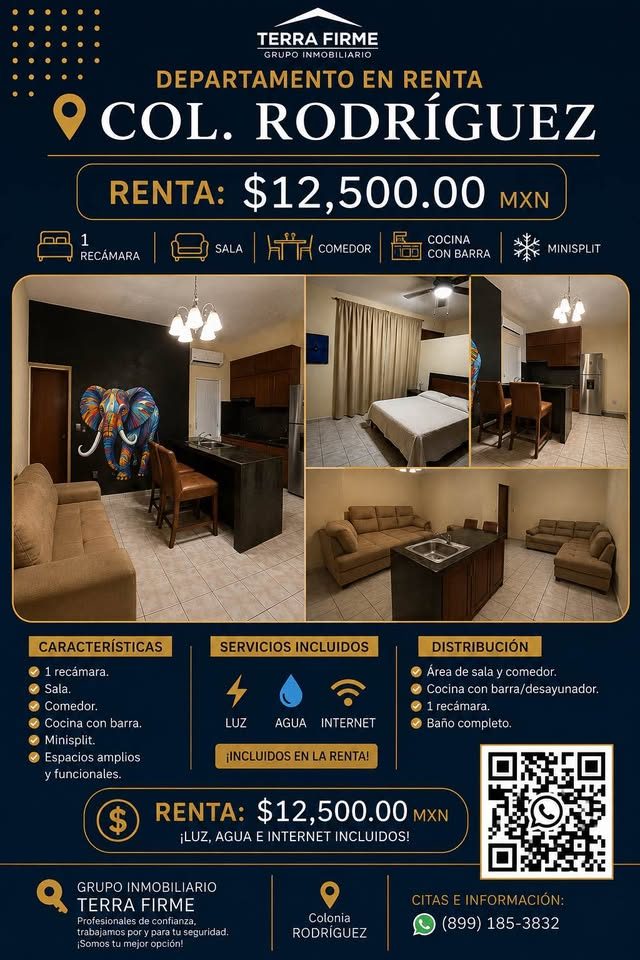 1 habitación 1 baño - Departamento 3