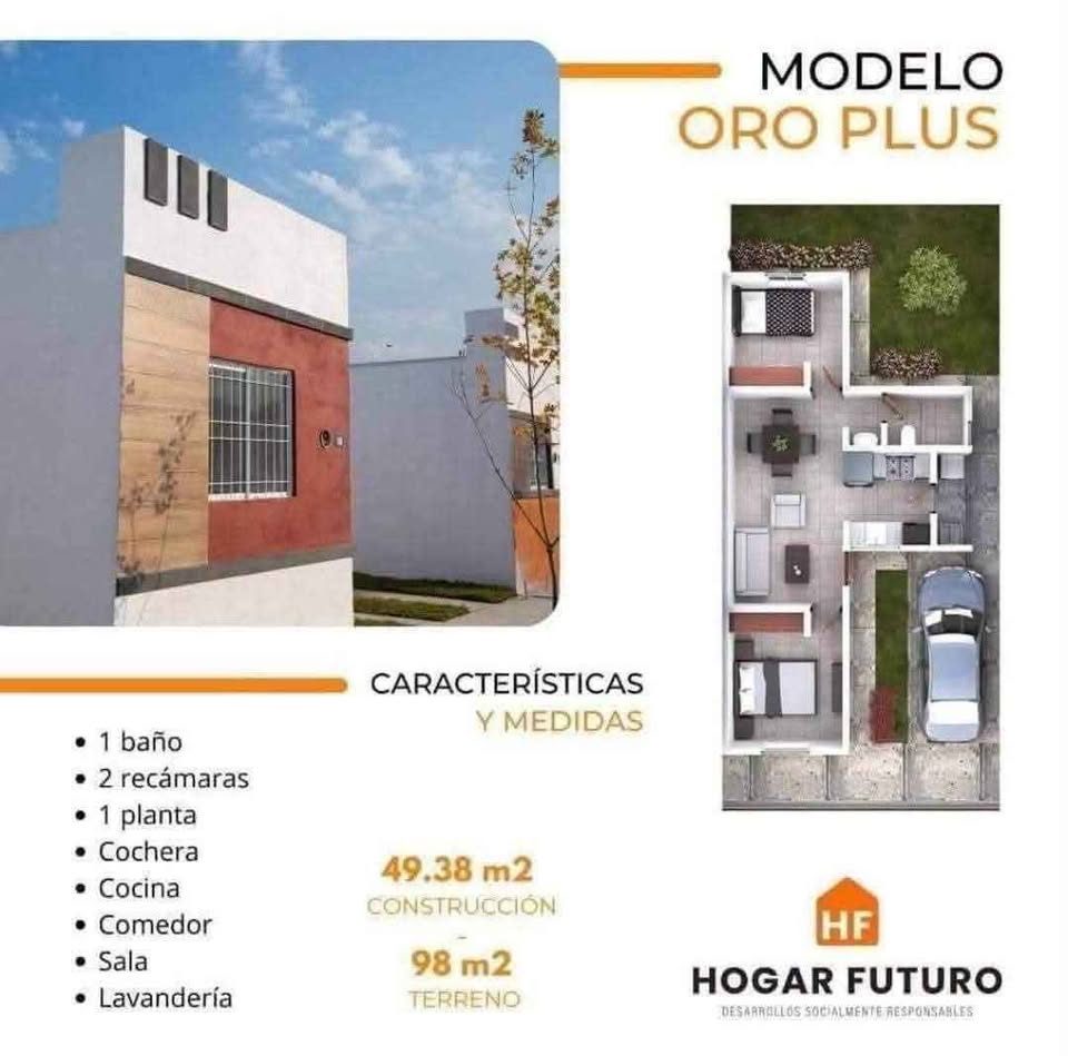 Casa en venta · 2 rec · Ciudad Benito Juárez 2