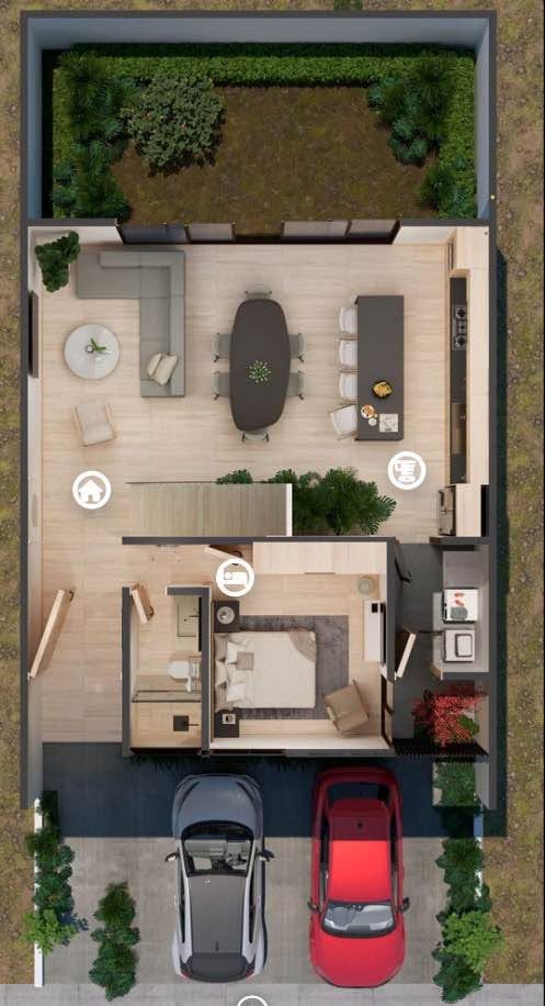 3 habitaciones 3,5 baños - Casa 2