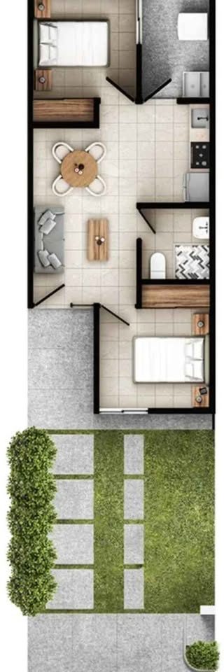 2 habitaciones 1 baño - Casa 3