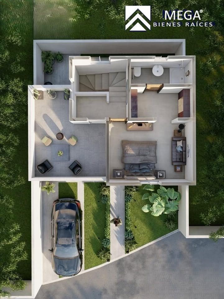2 habitaciones 2 baños Casa 3