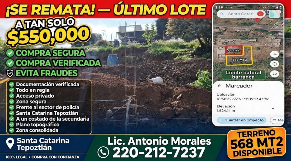 Terreno listo para construcción 3