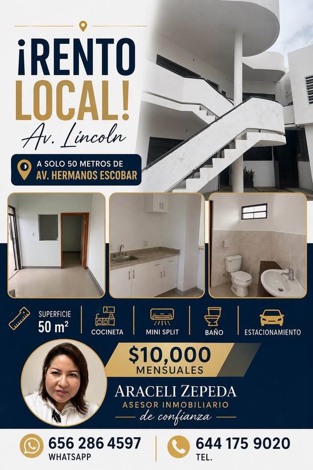 Local comercial en renta · 50 m² · Ciudad Juárez 2
