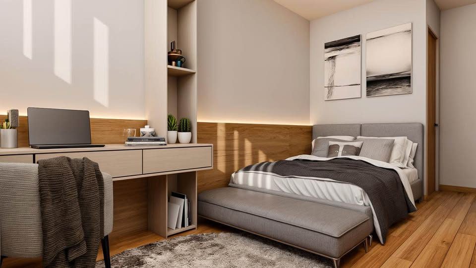 1 habitación 2 baños - Departamento 3