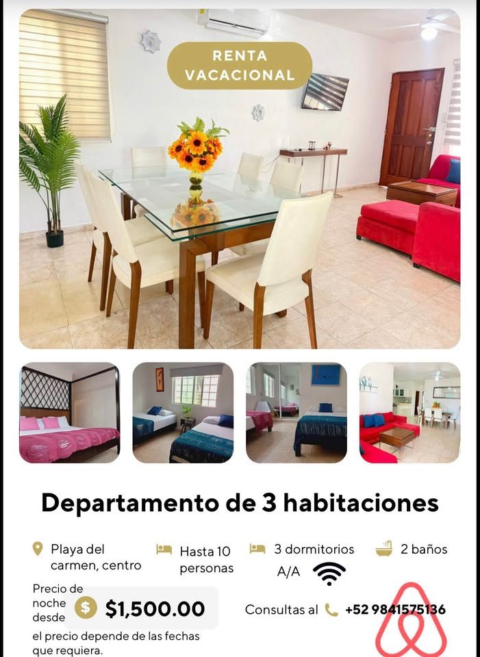 3 habitaciones 2 baños - Departamento 2