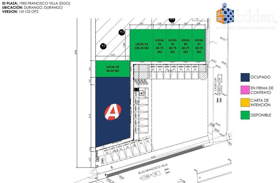 Locales en Renta en Blvd. Francisco Villa Durango 2