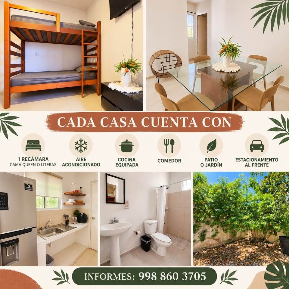 1 habitación 1 baño - Casa 2