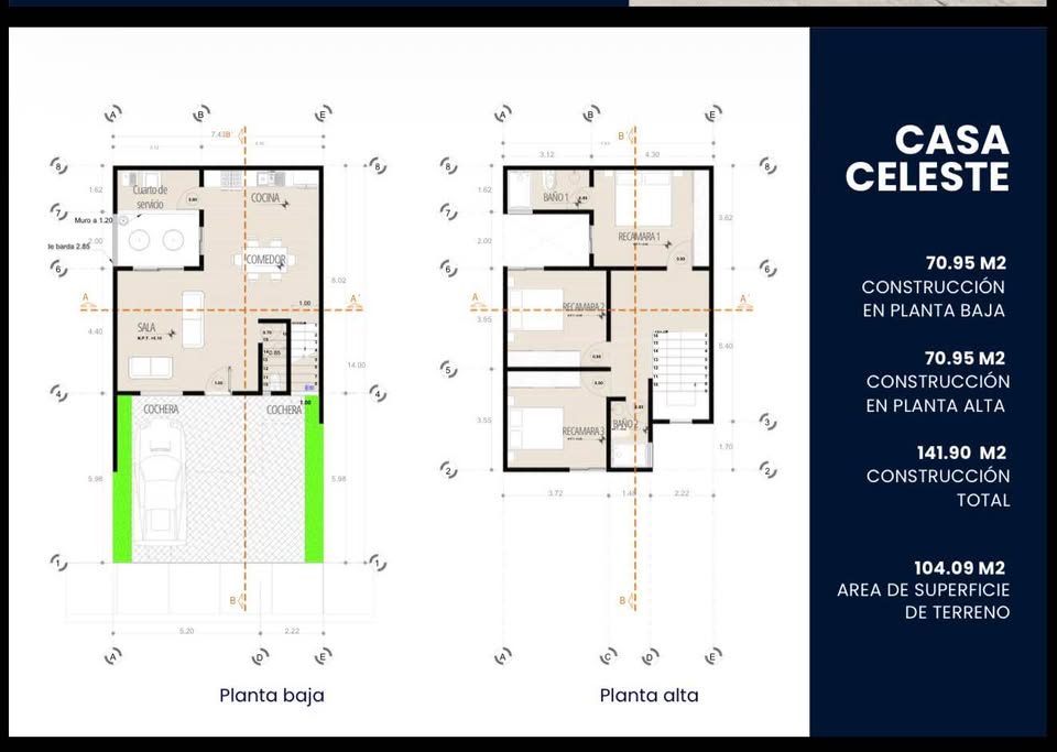 3 habitaciones 2,5 baños - Casa 3