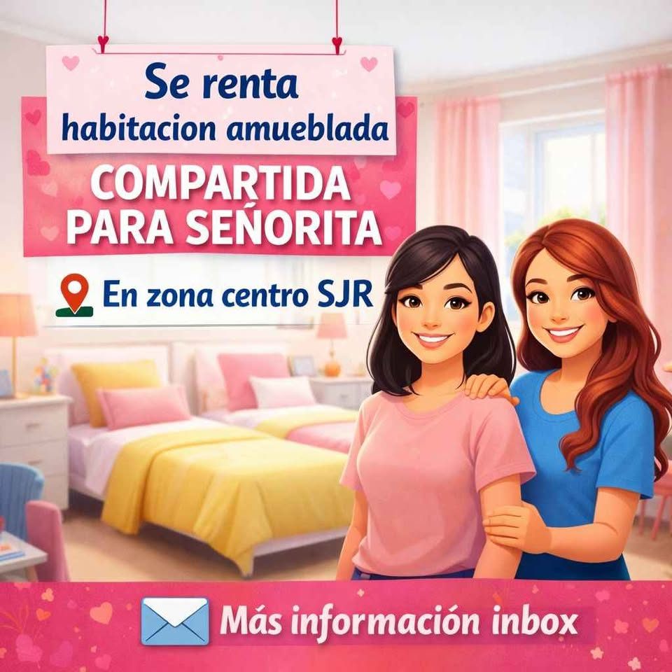 Rento Cuarto Compartido amueblado Señorita, en privada en centro histórico San Juan del Río . Cuenta 2