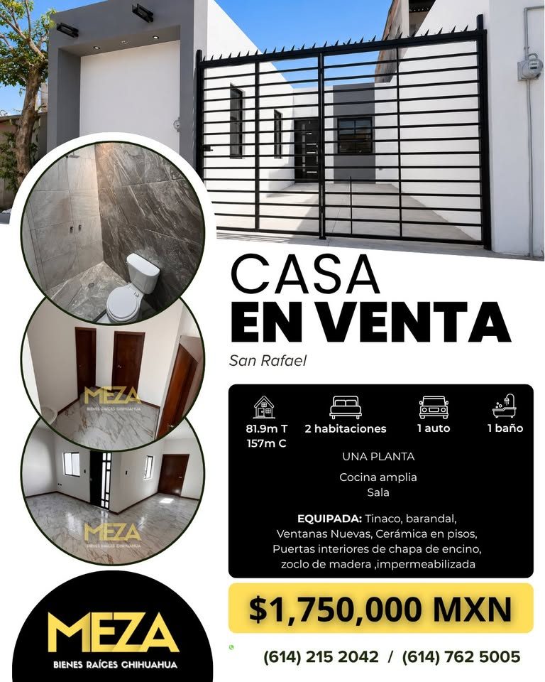 2 habitaciones 1 baño Casa 2