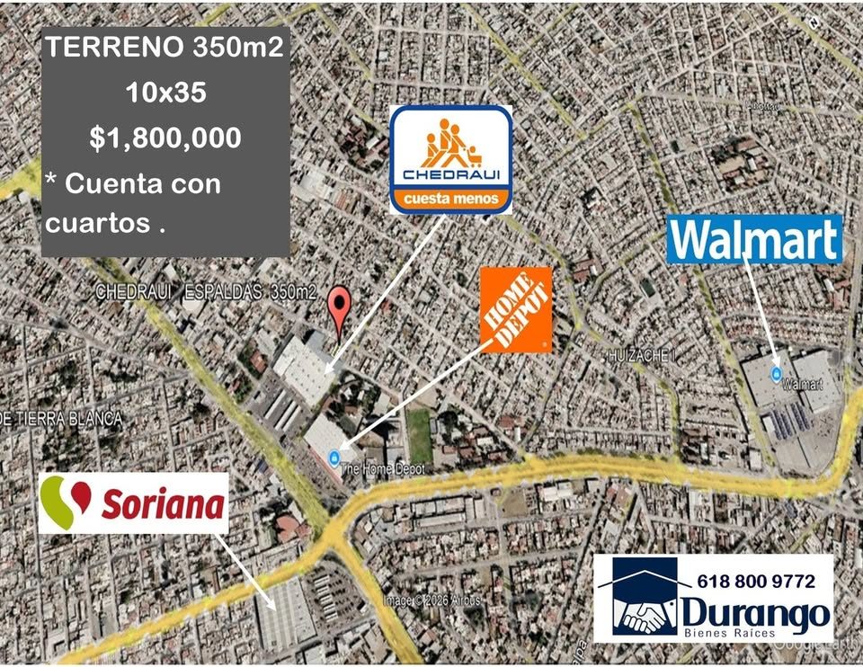 Terreno en venta · 350 m² · Durango 3