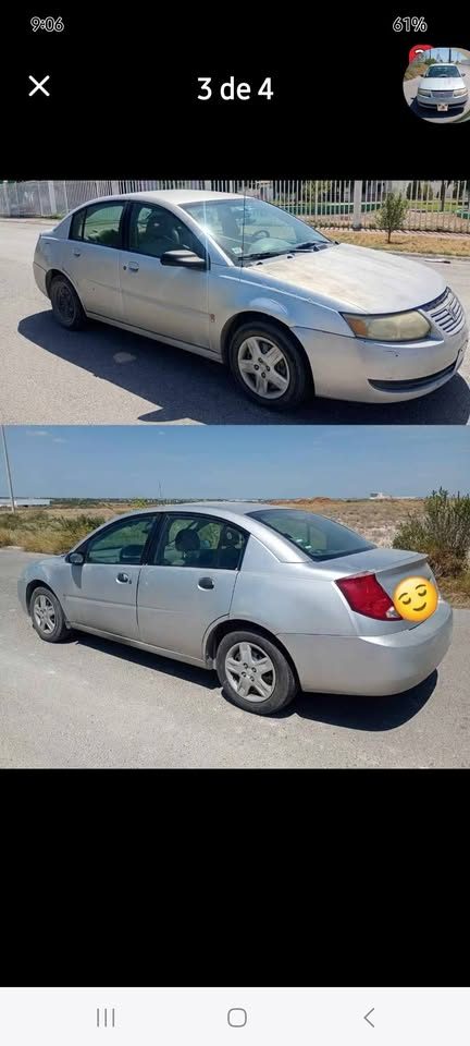 Ion Saturn 2006 
Titulo azúl ✅
4 cil, automático 2.2 serenito 👌
Fronterizo 💯 
0 Adeudo 👍🏼 3