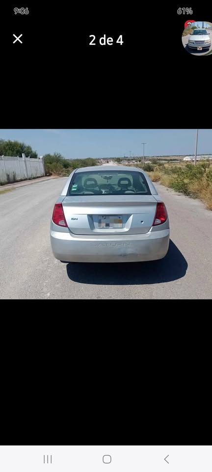 Ion Saturn 2006 
Titulo azúl ✅
4 cil, automático 2.2 serenito 👌
Fronterizo 💯 
0 Adeudo 👍🏼 2