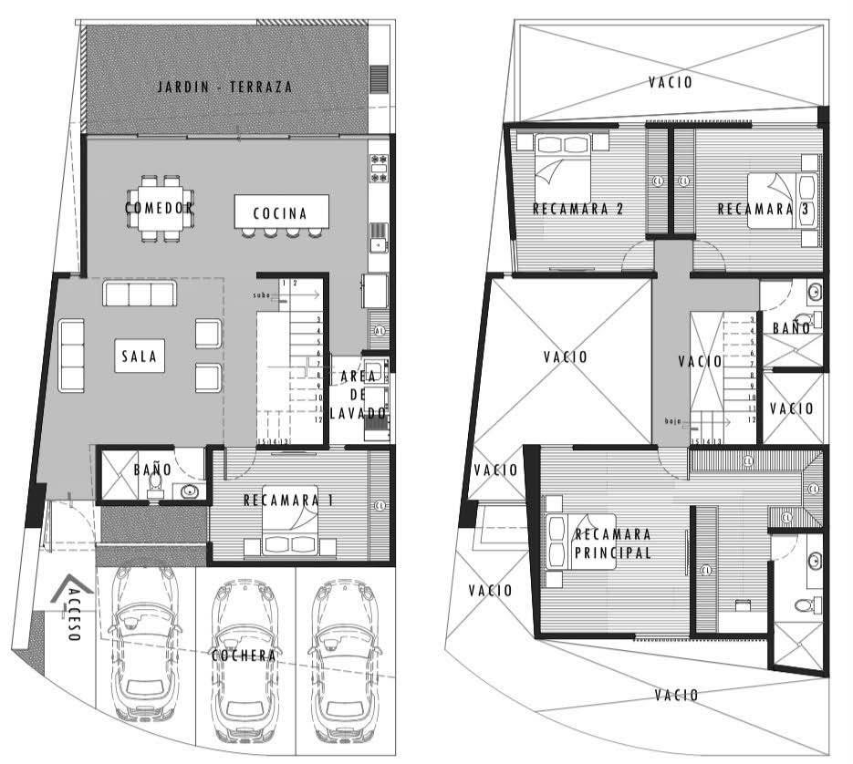 4 habitaciones 3 baños - Casa 2