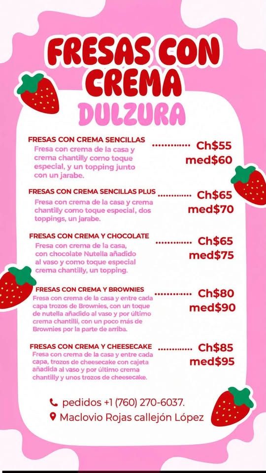 Fresas con crema 3
