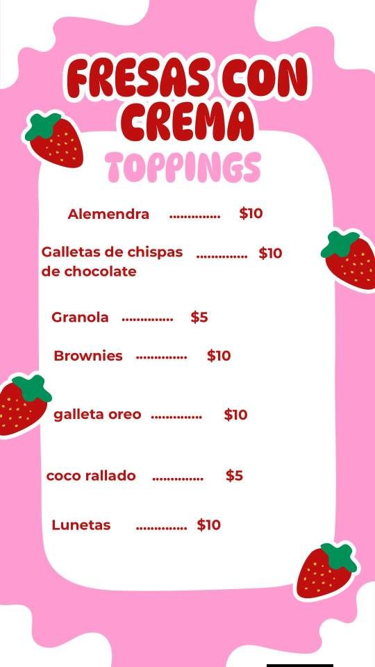 Fresas con crema 2