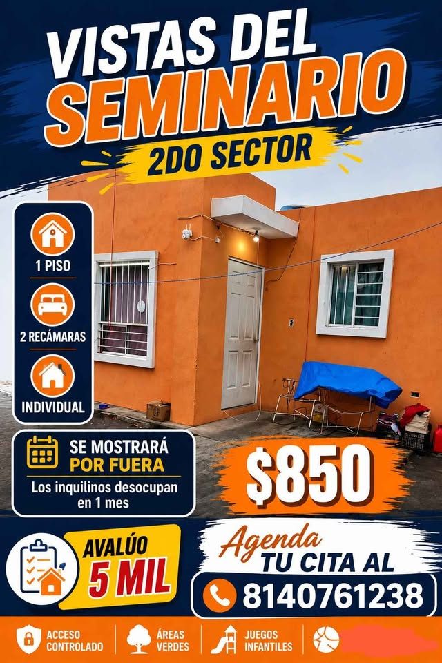 Casa en renta · 2 rec 2