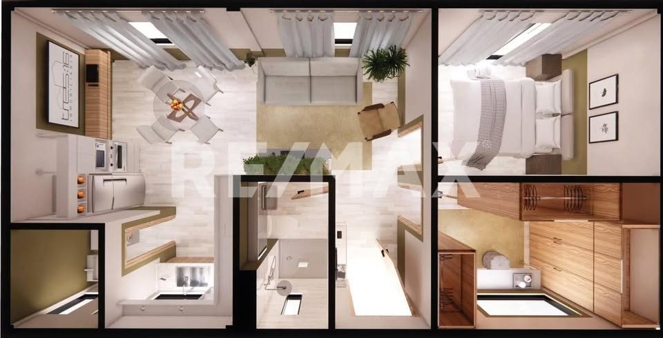 2 habitaciones 1 baño Departamento 2