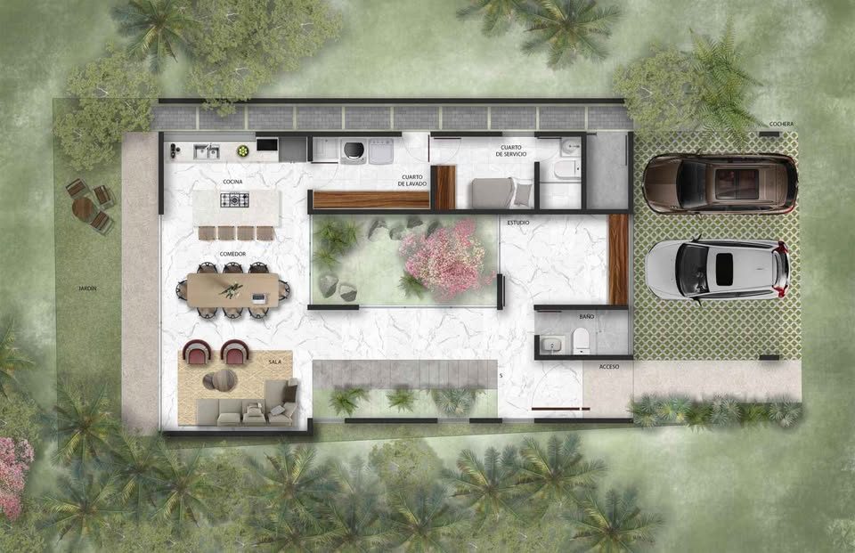 3 habitaciones 4 baños - Casa 3