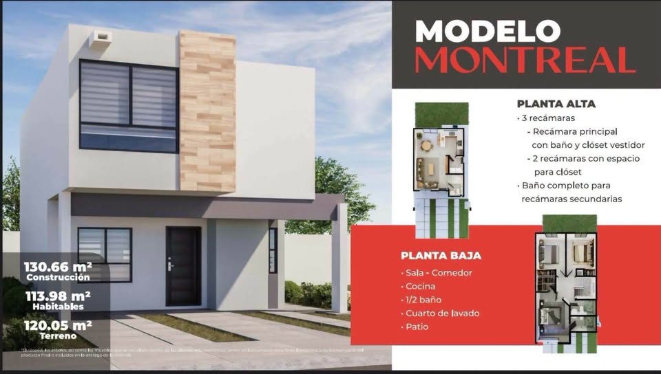 3 habitaciones 2,5 baños - Casa 3