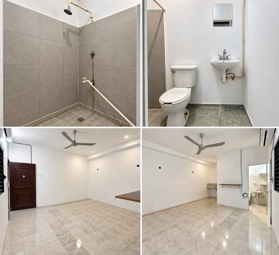 1 habitación 1 baño - Departamento 3