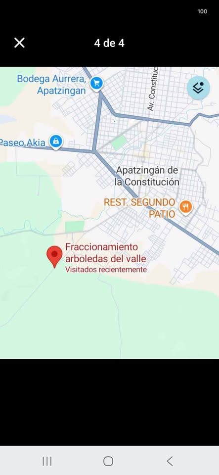 Venta de terreno en arboledas del valle 2