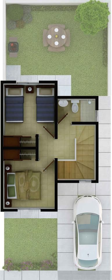 2 habitaciones 2 baños - Casa 3
