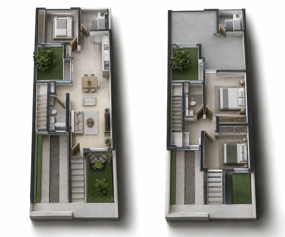 3 habitaciones 2 baños Casa 2