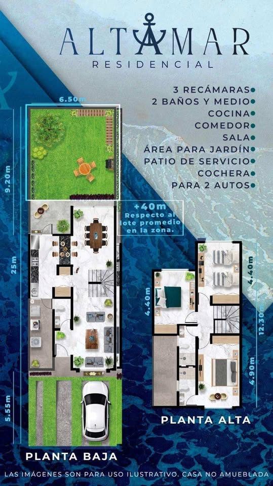 3 habitaciones 3 baños Casa 2