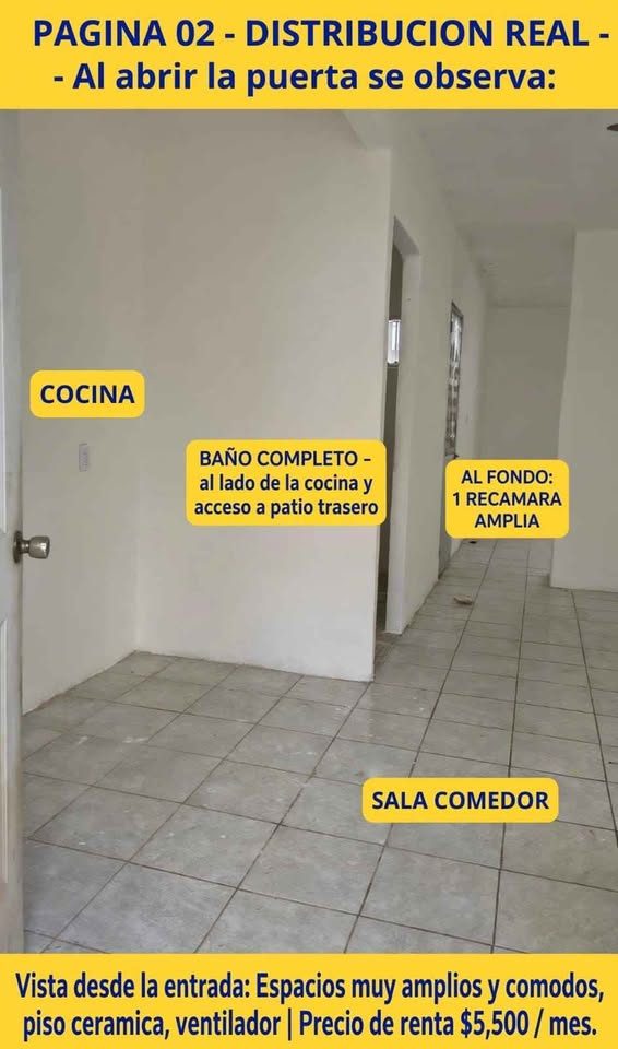 2 habitaciones 1 baño - Departamento 2