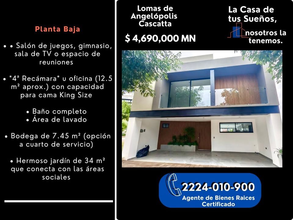 4 habitaciones 4.5 baños Casa 3