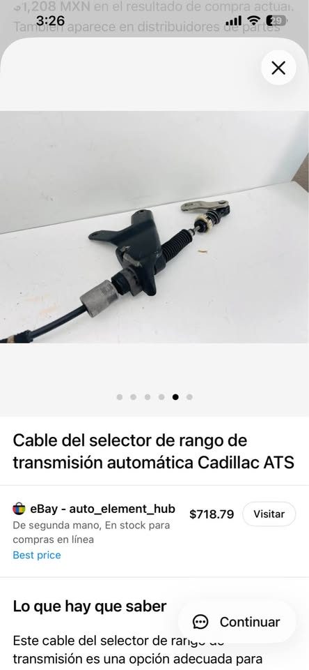 Busco chicote de la palanca de velocidades ats 2014 2.0 T 2