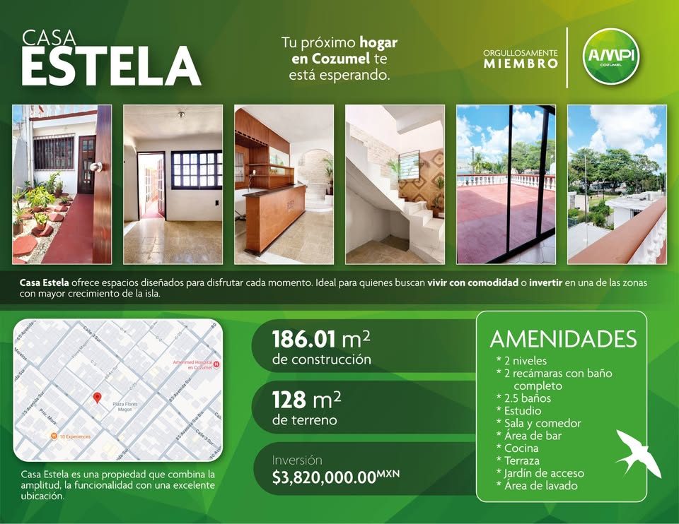 2 habitaciones 2.5 baños Casa 2