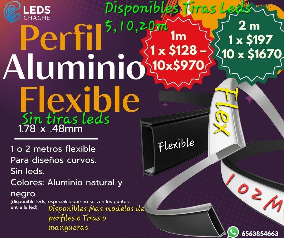 Perfil Aluminio o iluminación para Lambrin o plafon diseños RGB NEON LUZ NEGRA UV RGBIC SECUENCIAL Y 2
