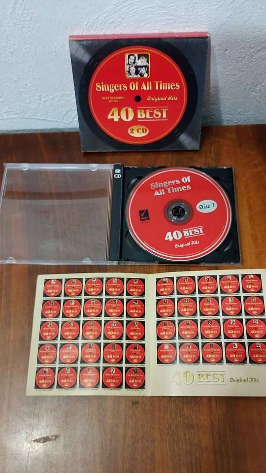 Singers of all time 40 Best disco de música cd 3